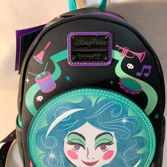 Disney Parks Loungefly Haunted Mansion Madame Leota Mini Backpack Bag Purse Glow - Picture 3 of 9